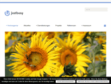 Tablet Screenshot of justbusy.eu